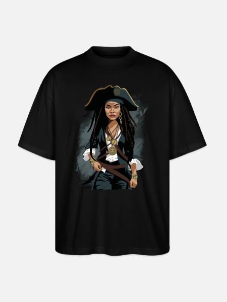 Storm - Stanley/Stella Oversized Unisex Organic T-shirt Blaster 2.0 - black