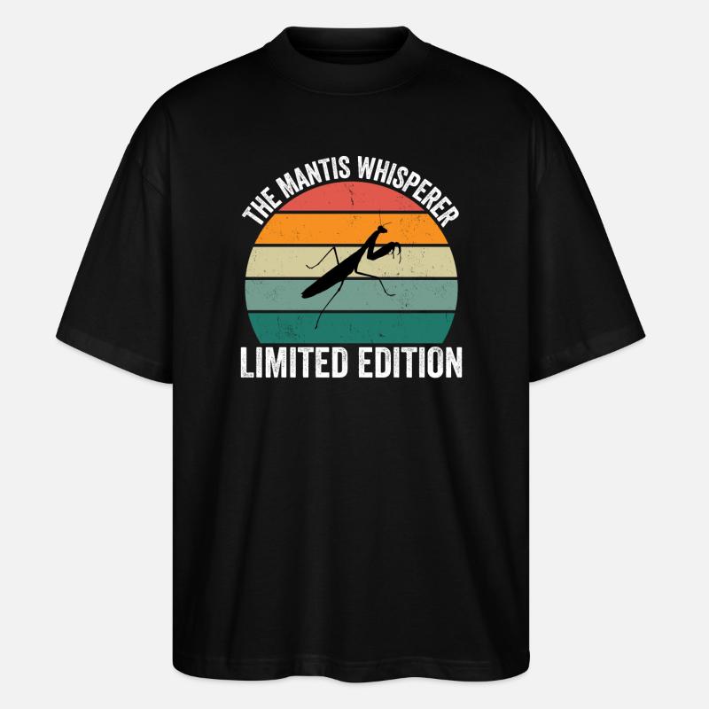 The Mantis Whisperer - Stanley/Stella Oversized Unisex Bio T-Shirt Blaster 2.0 - Schwarz