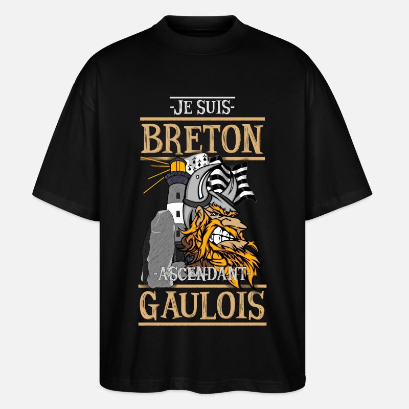 Gallischer Aszendent - Stanley/Stella Oversized Unisex Bio T-Shirt Blaster 2.0 - Schwarz