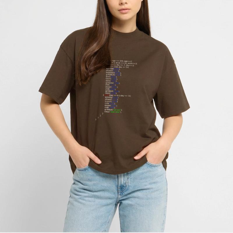 Ma vie - Java Code T-shirt bio Blaster 2.0 coupe oversize Stanley/Stella Unisexe