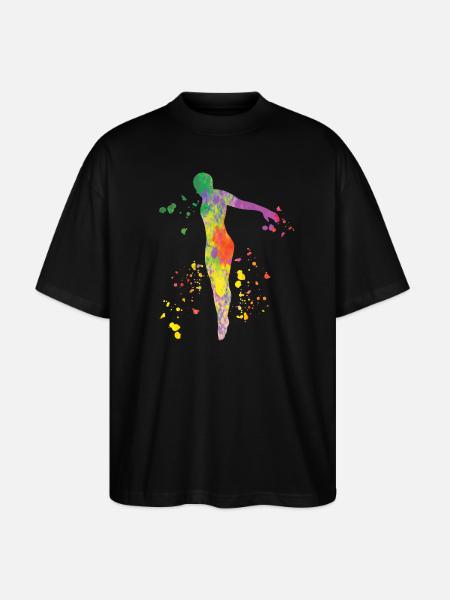 Turmspringen Kunstspringen Synchronspringen - Stanley/Stella Oversized Unisex Bio T-Shirt Blaster 2.0 - Schwarz