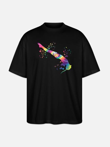 Synchronized Water Diver High Diver - Stanley/Stella Oversized Unisex Organic T-shirt Blaster 2.0 - black