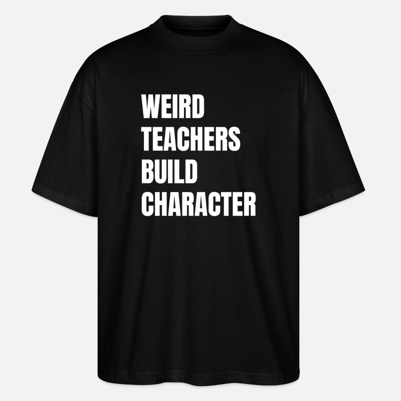 Enseignants bizarres Professeurs drôles d’école - T-shirt bio Blaster 2.0 coupe oversize Stanley/Stella Unisexe - noir