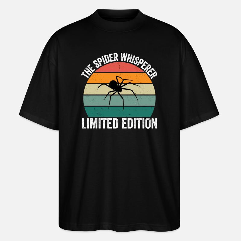 The Spider Whisperer - Stanley/Stella Oversized Unisex Organic T-shirt Blaster 2.0 - black