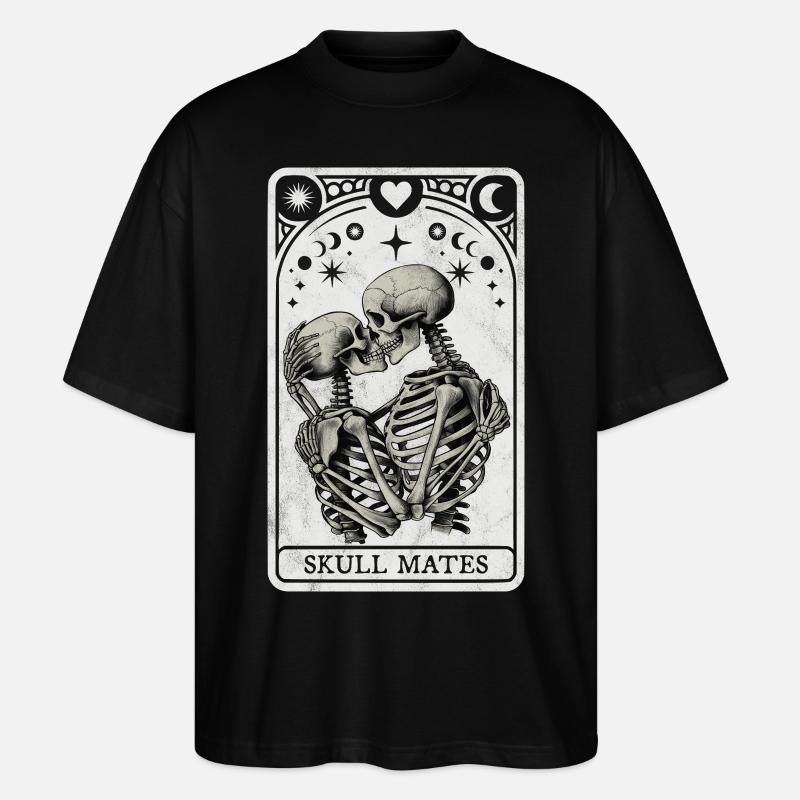 Skull Mates Tarot - T-shirt bio Blaster 2.0 coupe oversize Stanley/Stella Unisexe - noir