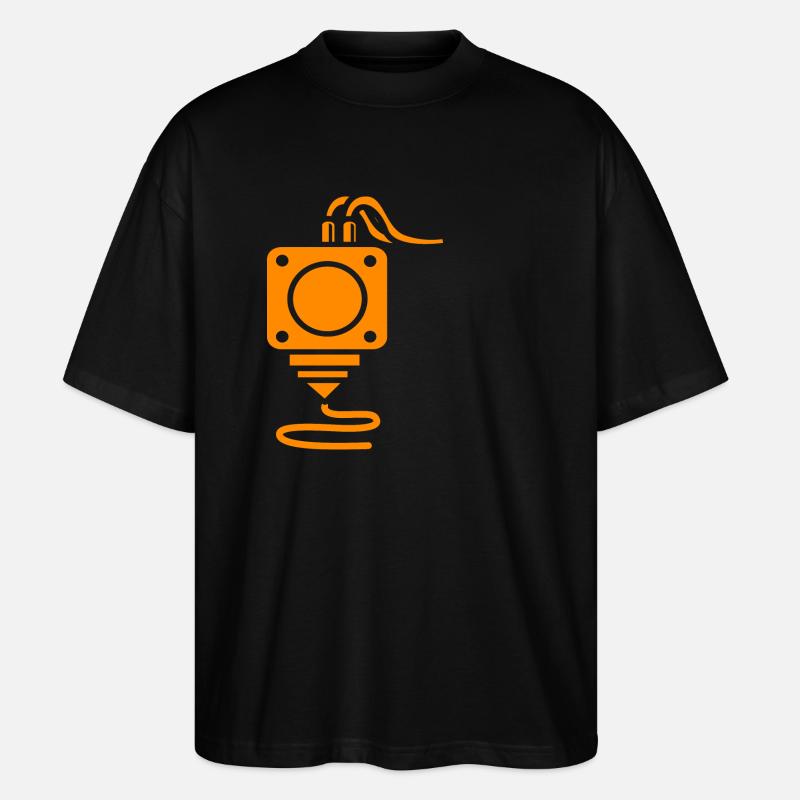 Impression 3D - T-shirt bio Blaster 2.0 coupe oversize Stanley/Stella Unisexe - noir