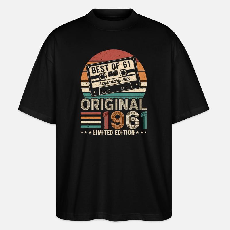 Birthday legend 2011 - Stanley/Stella Oversized Unisex Organic T-shirt Blaster 2.0 - black