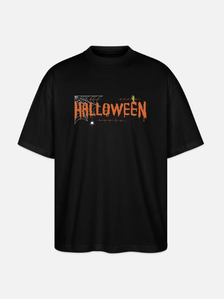 Halloween - Stanley/Stella Oversized Unisex Bio T-Shirt Blaster 2.0 - Schwarz