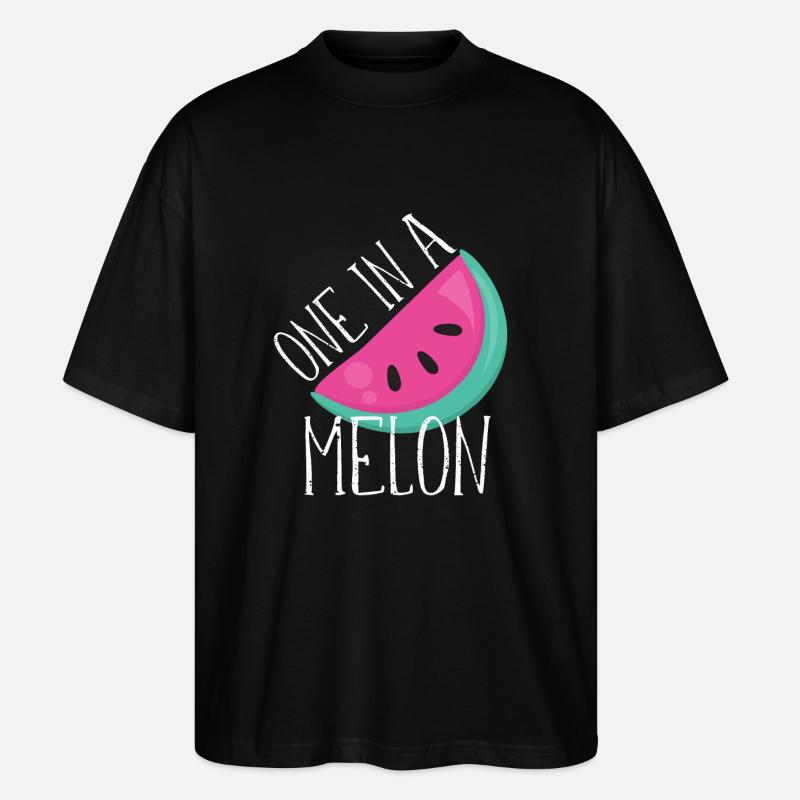 One in a melon - Stanley/Stella Oversized Unisex Bio T-Shirt Blaster 2.0 - Schwarz