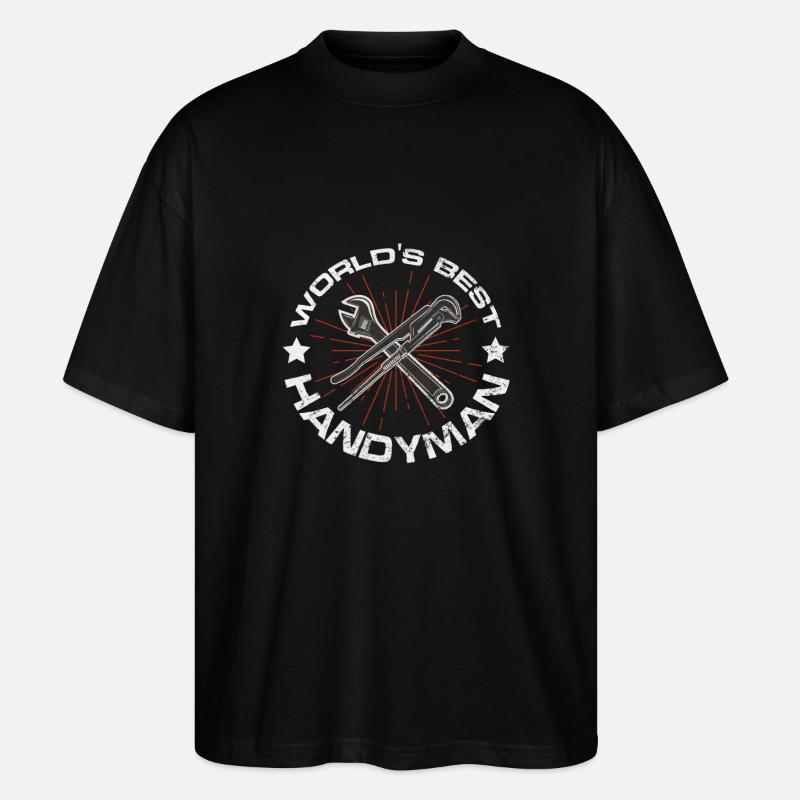 Heimwerker - Stanley/Stella Oversized Unisex Bio T-Shirt Blaster 2.0 - Schwarz