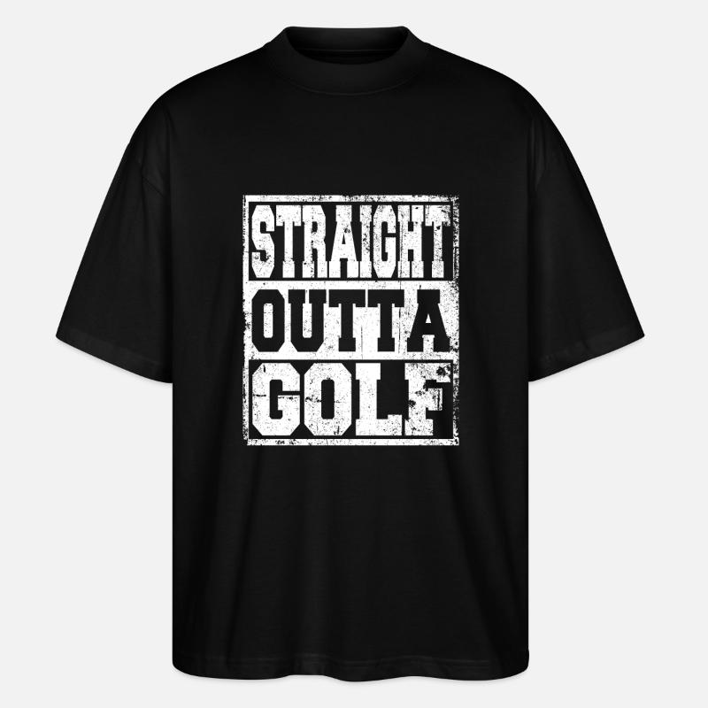 Golf Spruch lustig - Stanley/Stella Oversized Unisex Bio T-Shirt Blaster 2.0 - Schwarz