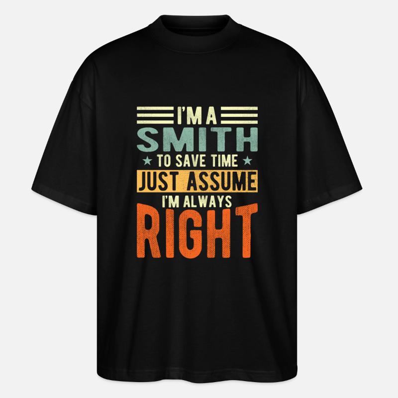 Schmied - Stanley/Stella Oversized Unisex Bio T-Shirt Blaster 2.0 - Schwarz