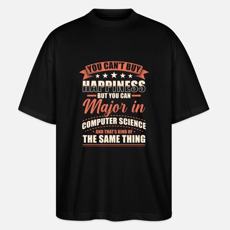 Computer Science Degree - Stanley/Stella Oversized Unisex Organic T-shirt Blaster 2.0 - black