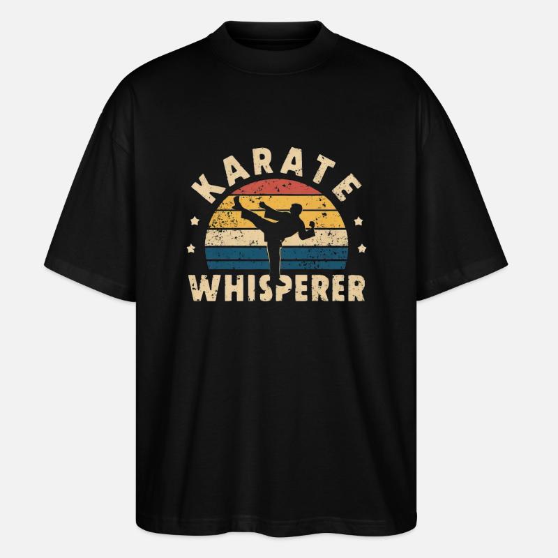 Karate Whisperer - Stanley/Stella Oversized Unisex Bio T-Shirt Blaster 2.0 - Schwarz