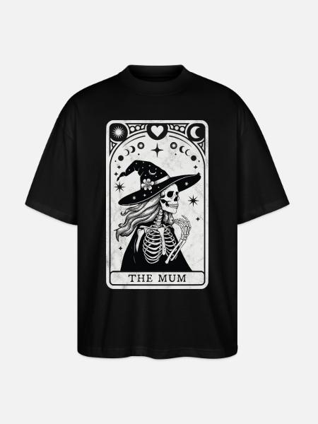 Tarot-Mutter - Stanley/Stella Oversized Unisex Bio T-Shirt Blaster 2.0 - Schwarz