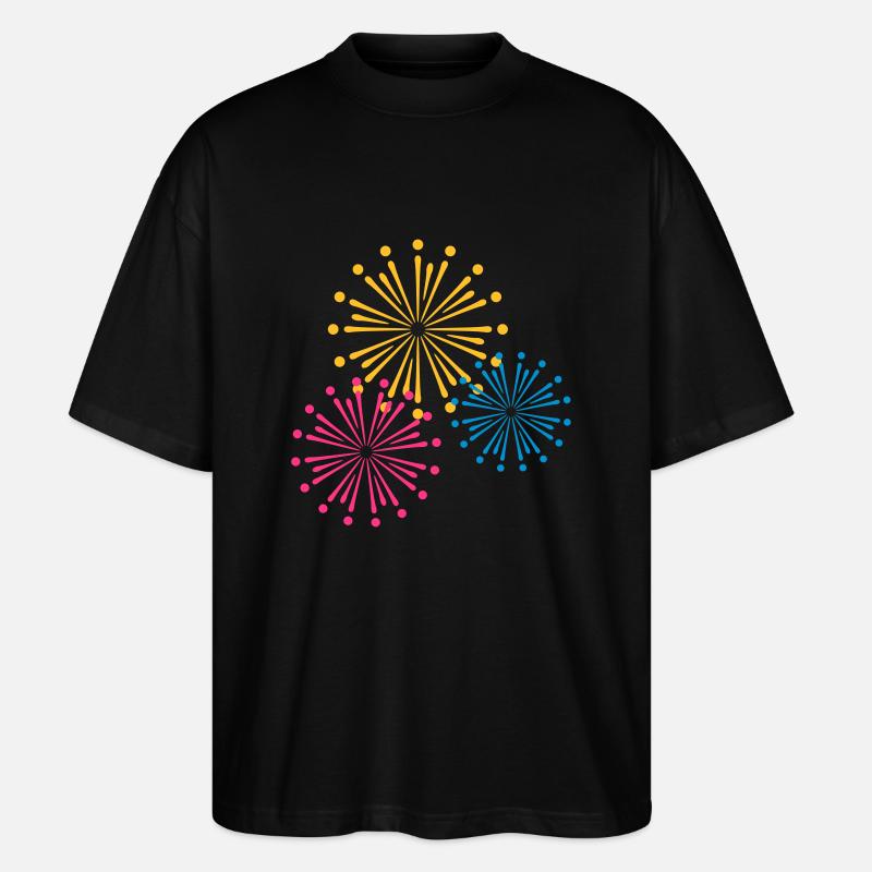Firework Design - T-shirt bio Blaster 2.0 coupe oversize Stanley/Stella Unisexe - noir