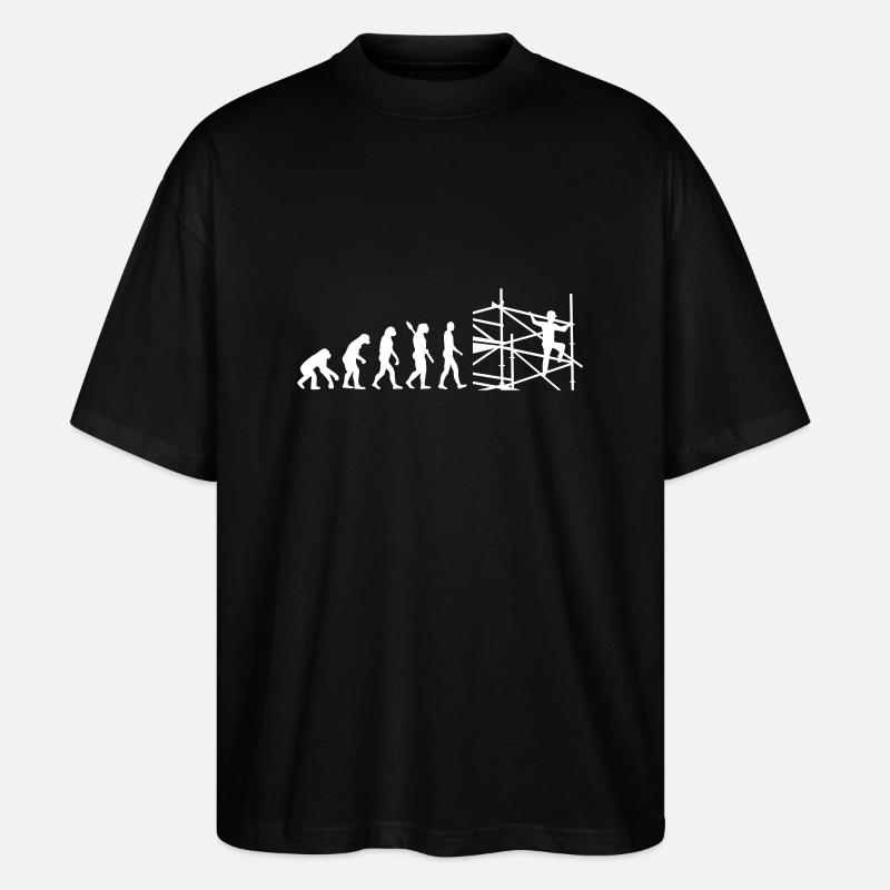 Monteur d'échafaudages - T-shirt bio Blaster 2.0 coupe oversize Stanley/Stella Unisexe - noir