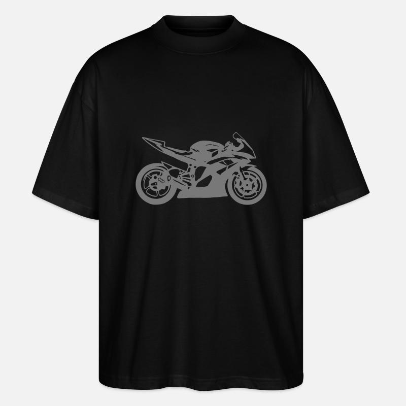 moto gp - Stanley/Stella Oversized Unisex Bio T-Shirt Blaster 2.0 - Schwarz