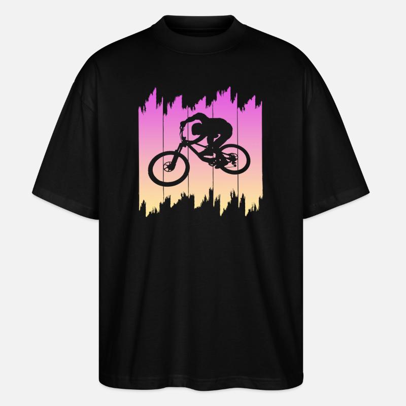 biken - Stanley/Stella Oversized Unisex Bio T-Shirt Blaster 2.0 - Schwarz