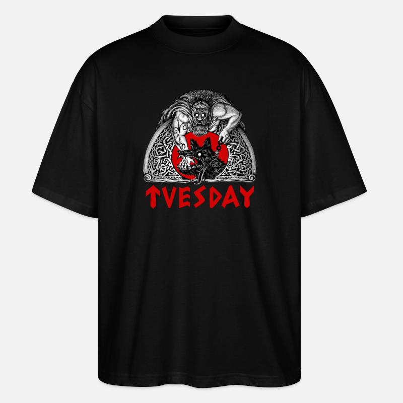 Tyr - Stanley/Stella Oversized Unisex Bio T-Shirt Blaster 2.0 - Schwarz