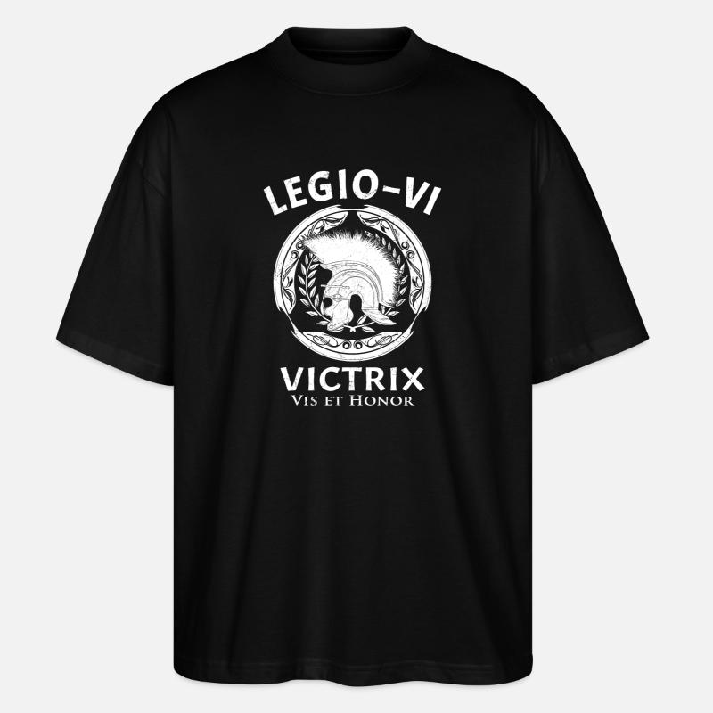 Legio VI Victrix - Stanley/Stella Oversized Unisex Bio T-Shirt Blaster 2.0 - Schwarz