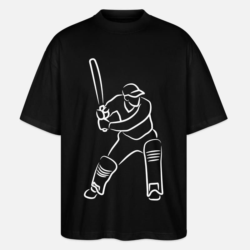 Cricket Junge - Stanley/Stella Oversized Unisex Bio T-Shirt Blaster 2.0 - Schwarz