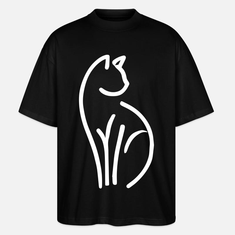 Chat - T-shirt bio Blaster 2.0 coupe oversize Stanley/Stella Unisexe - noir