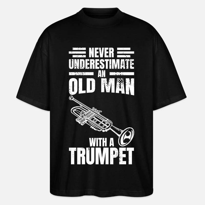 Trompettes Papi - T-shirt bio Blaster 2.0 coupe oversize Stanley/Stella Unisexe - noir