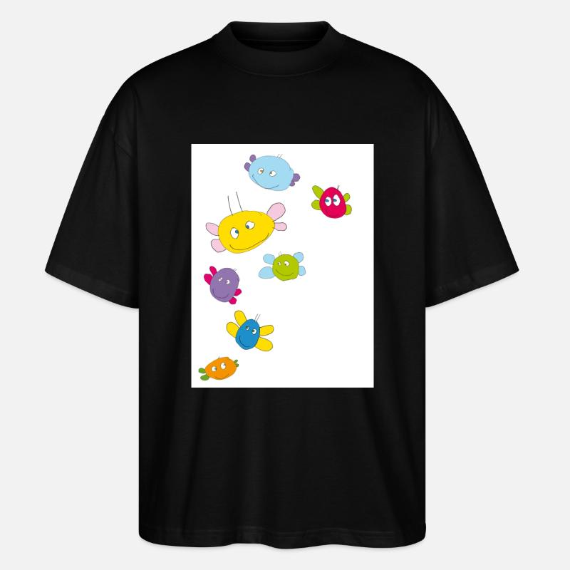 Schmettis - Stanley/Stella Oversized Unisex Bio T-Shirt Blaster 2.0 - Schwarz