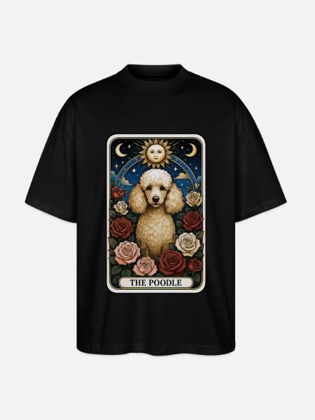 Pudel - Stanley/Stella Oversized Unisex Bio T-Shirt Blaster 2.0 - Schwarz