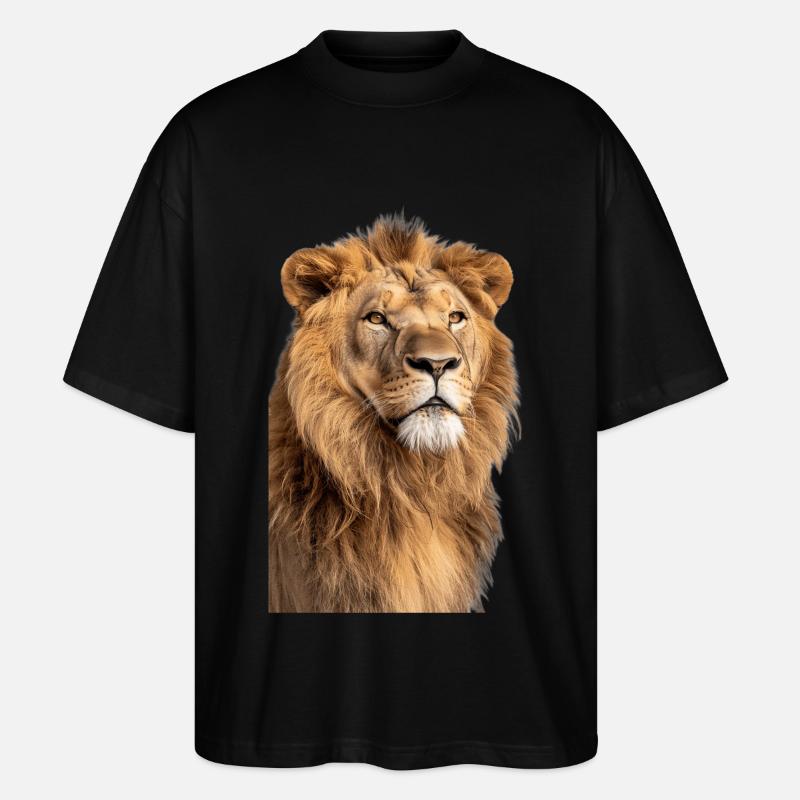 Lion - T-shirt bio Blaster 2.0 coupe oversize Stanley/Stella Unisexe - noir