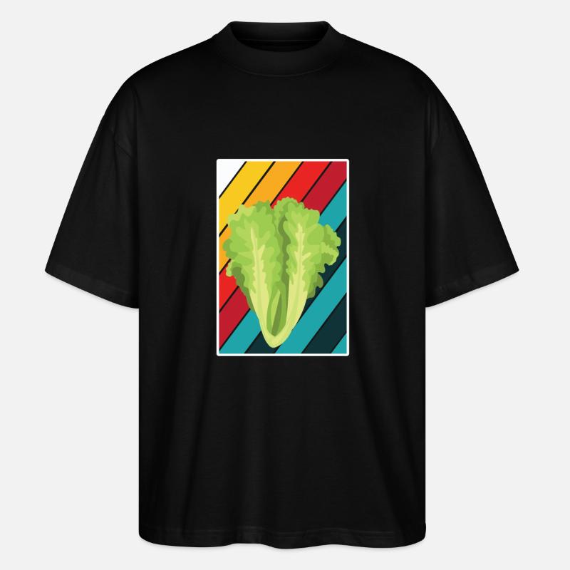 Lettuce - Stanley/Stella Oversized Unisex Organic T-shirt Blaster 2.0 - black