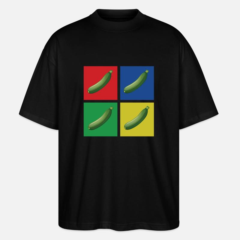 Courgette - T-shirt bio Blaster 2.0 coupe oversize Stanley/Stella Unisexe - noir