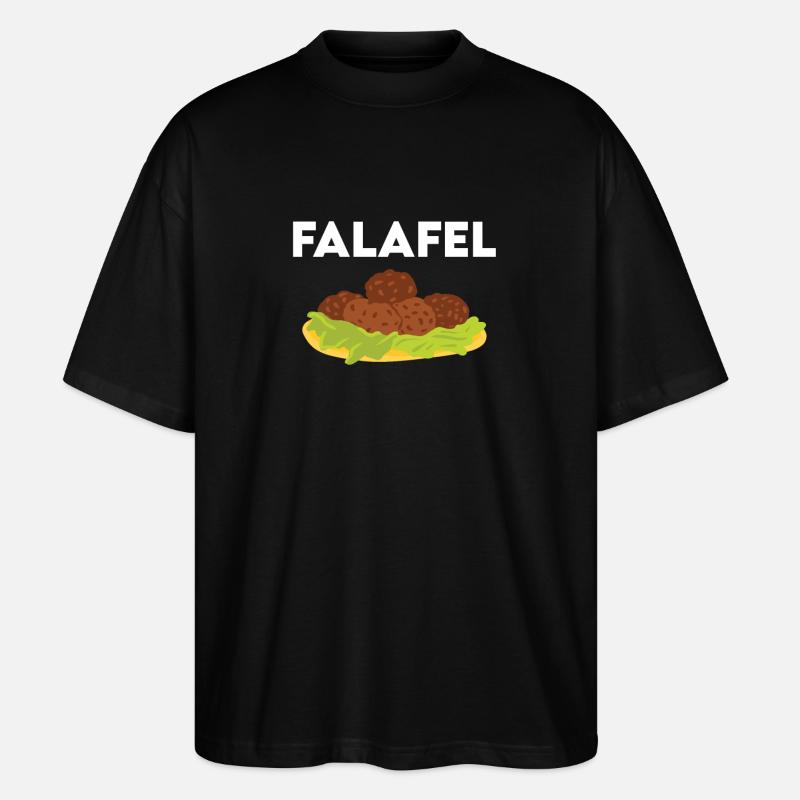 Falafel - Stanley/Stella Oversized Unisex Bio T-Shirt Blaster 2.0 - Schwarz