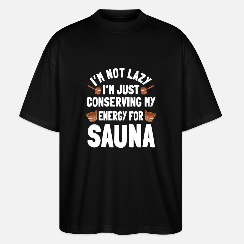 Retro Fährschiff Bekleidung Containerschiff - Stanley/Stella Oversized Unisex Bio T-Shirt Blaster 2.0 - Schwarz