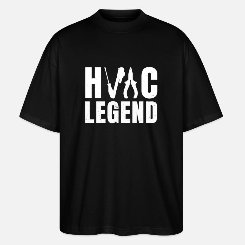 Légende Hlk - T-shirt bio Blaster 2.0 coupe oversize Stanley/Stella Unisexe - noir