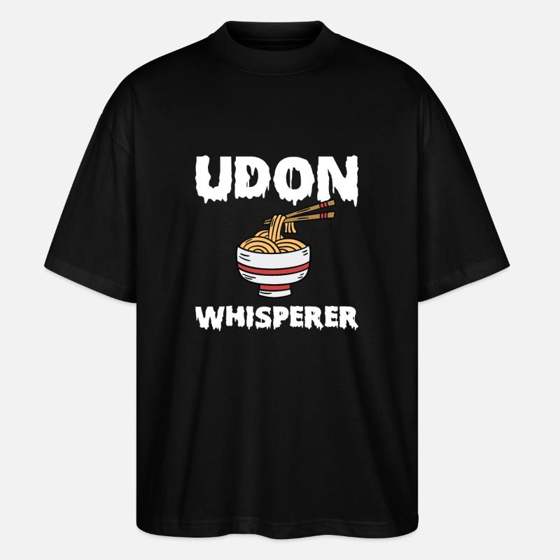 Udon Flüsterer - Stanley/Stella Oversized Unisex Bio T-Shirt Blaster 2.0 - Schwarz