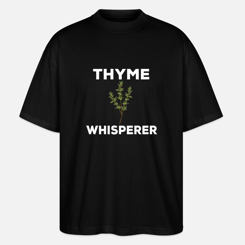 Chuchoteur de thym - T-shirt bio Blaster 2.0 coupe oversize Stanley/Stella Unisexe - noir