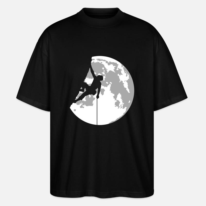 climber - Stanley/Stella Oversized Unisex Organic T-shirt Blaster 2.0 - black