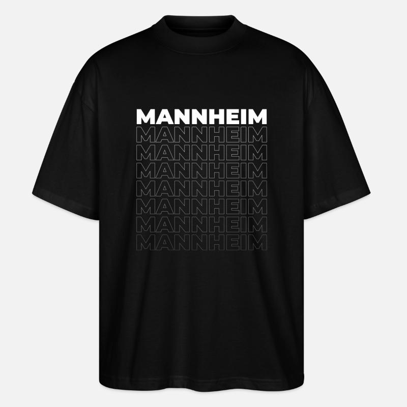 Mannheim - T-shirt bio Blaster 2.0 coupe oversize Stanley/Stella Unisexe - noir