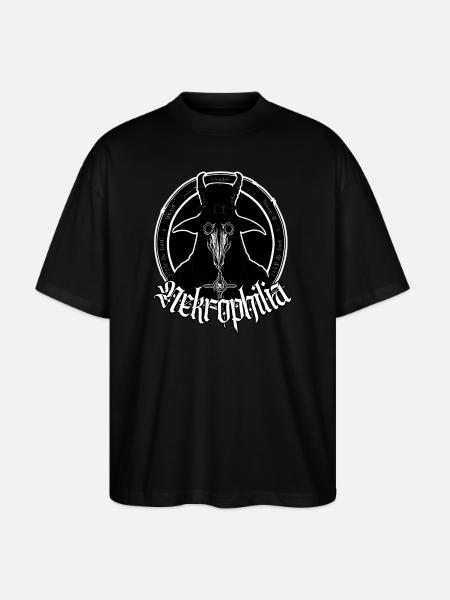 Plague Love Raven Mask - Stanley/Stella Oversized Unisex Organic T-shirt Blaster 2.0 - black