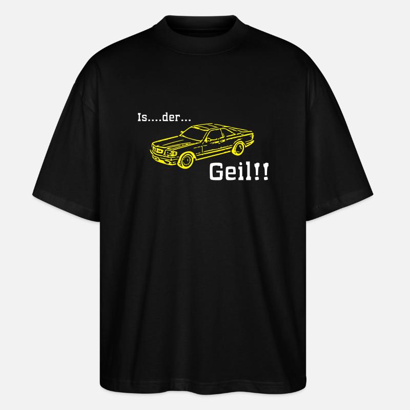 is der geil - Stanley/Stella Oversized Unisex Bio T-Shirt Blaster 2.0 - Schwarz
