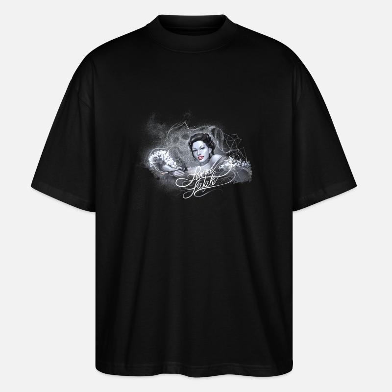 femmefatale - Stanley/Stella Oversized Unisex Bio T-Shirt Blaster 2.0 - Schwarz