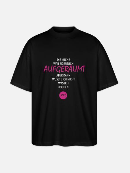 KÜCHE - Stanley/Stella Oversized Unisex Bio T-Shirt Blaster 2.0 - Schwarz