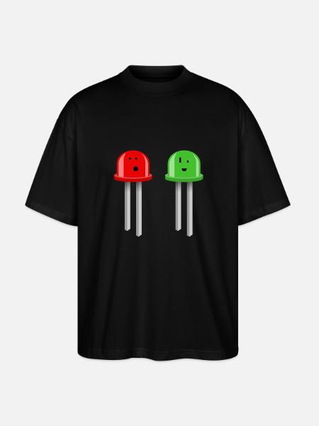 LED Bros - Stanley/Stella Oversized Unisex Bio T-Shirt Blaster 2.0 - Schwarz