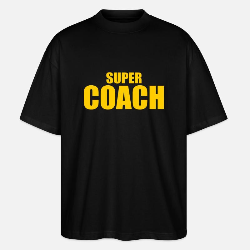 Coach - Stanley/Stella Oversized Unisex Bio T-Shirt Blaster 2.0 - Schwarz