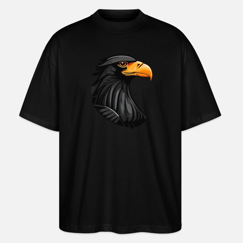 Adler - Stanley/Stella Oversized Unisex Bio T-Shirt Blaster 2.0 - Schwarz