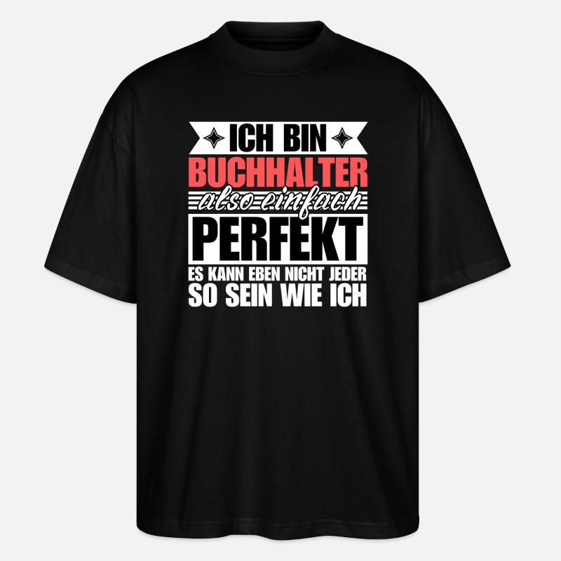 Perfekter Perfekter - Stanley/Stella Oversized Unisex Bio T-Shirt Blaster 2.0 - Schwarz
