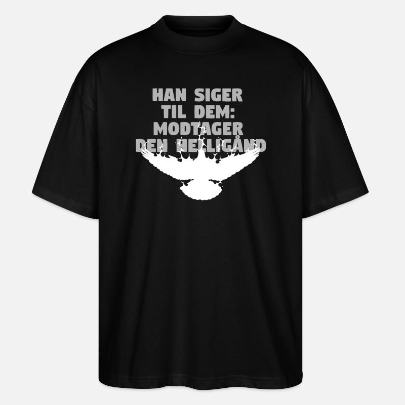 Receive Comforter - Dänisch - Stanley/Stella Oversized Unisex Bio T-Shirt Blaster 2.0 - Schwarz