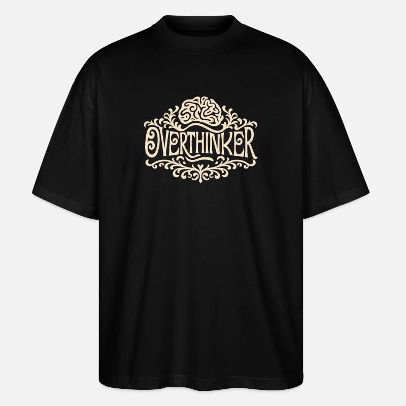 Overthinker overthinking - T-shirt bio Blaster 2.0 coupe oversize Stanley/Stella Unisexe - noir